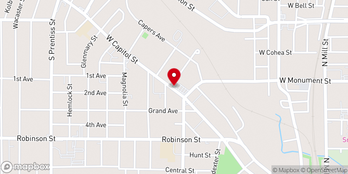 Map showing location of His Heart Inc