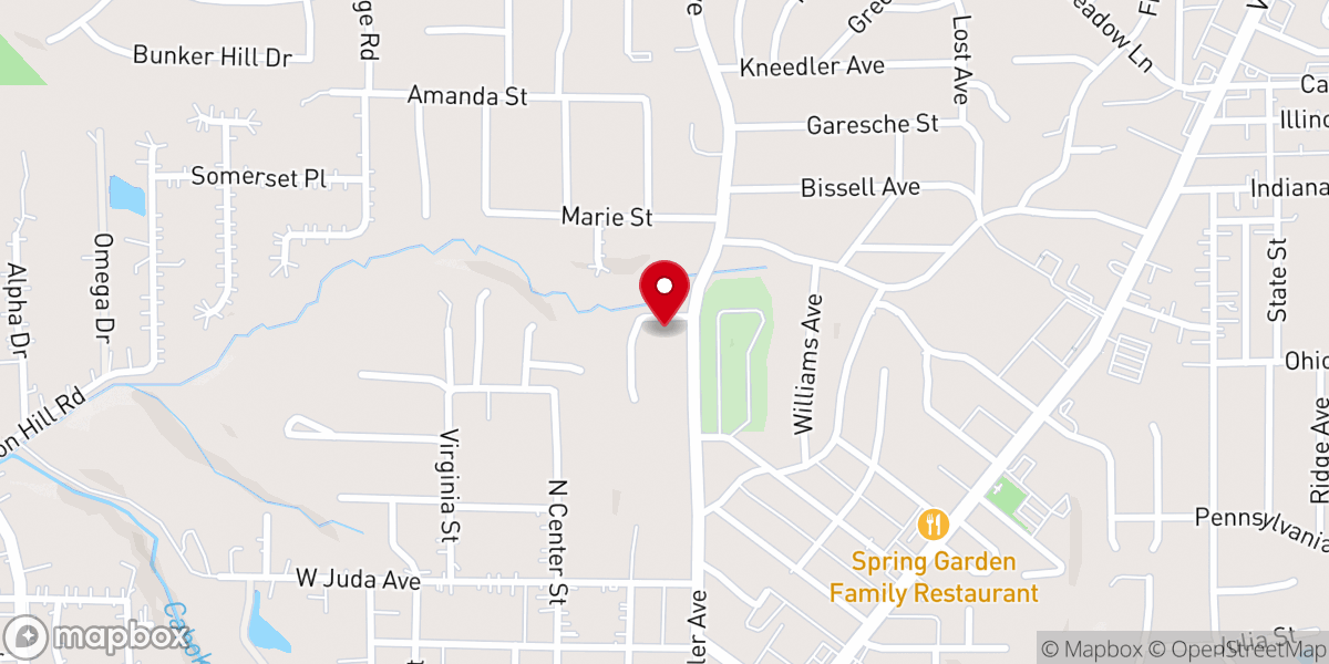 Map showing location of Jesus Saves Ministries Inc