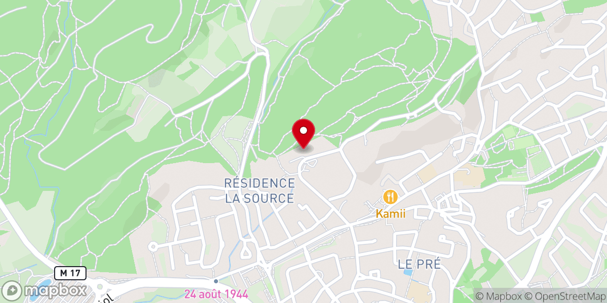 Map showing location of Fédération des Eglises Adventistes du Sud de la France
