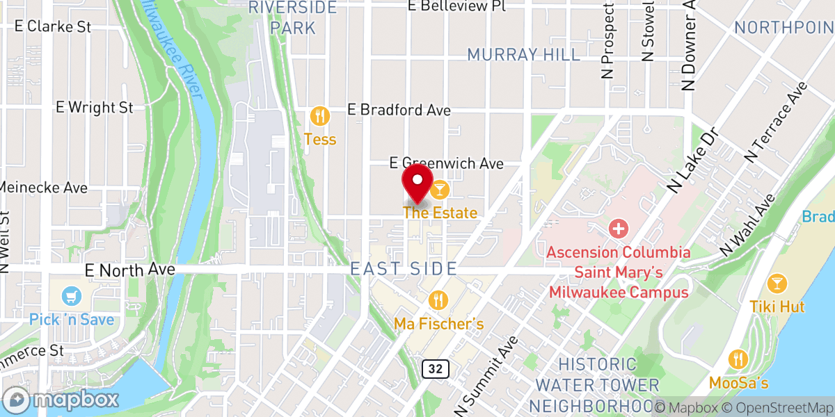 Map showing location of Salem Evangelical Lutheran Church