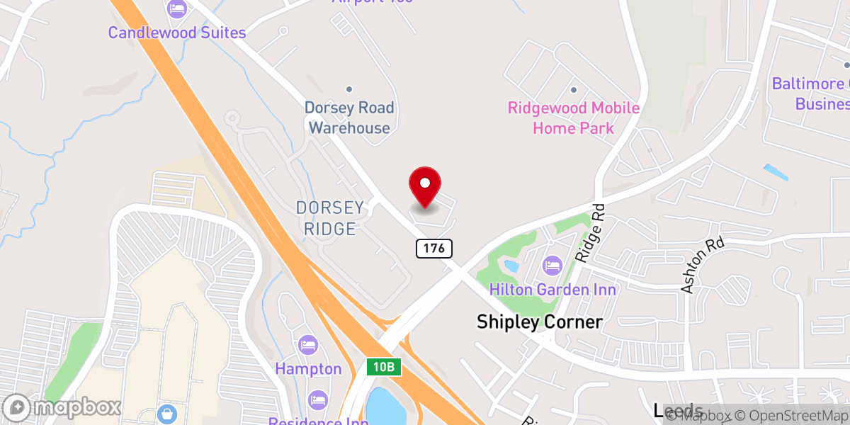 Map showing location of St Mark United Methodist Church