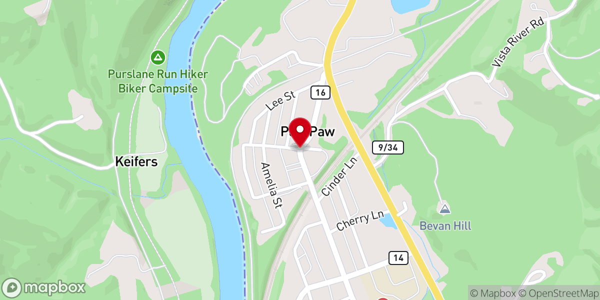 Map showing location of St Peters Church of God