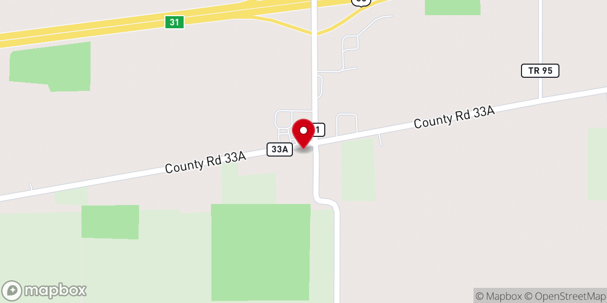 Map showing location of Lutheran Social Services -Wapakoneta
