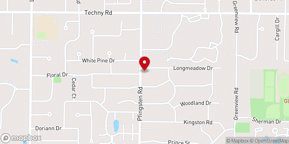 Map showing location of Northbrook Seventh-day Adventist Church