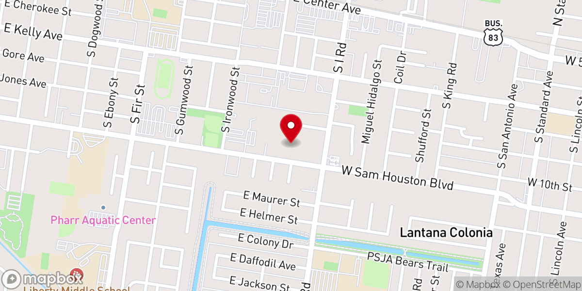 Map showing location of La Iglesia de Jesucristo de los Santos de los Últimos Días