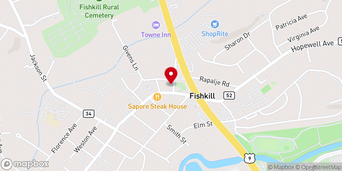 Map showing location of Madeline Utterback, D.M.D., F.A.G.D.