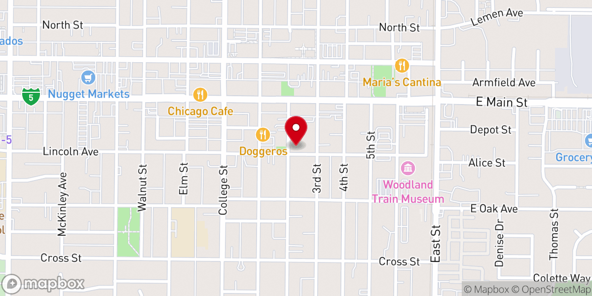 Map showing location of Central Pacific District