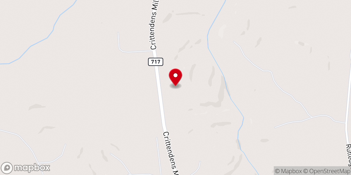 Map showing location of New Hope Baptist Assembly