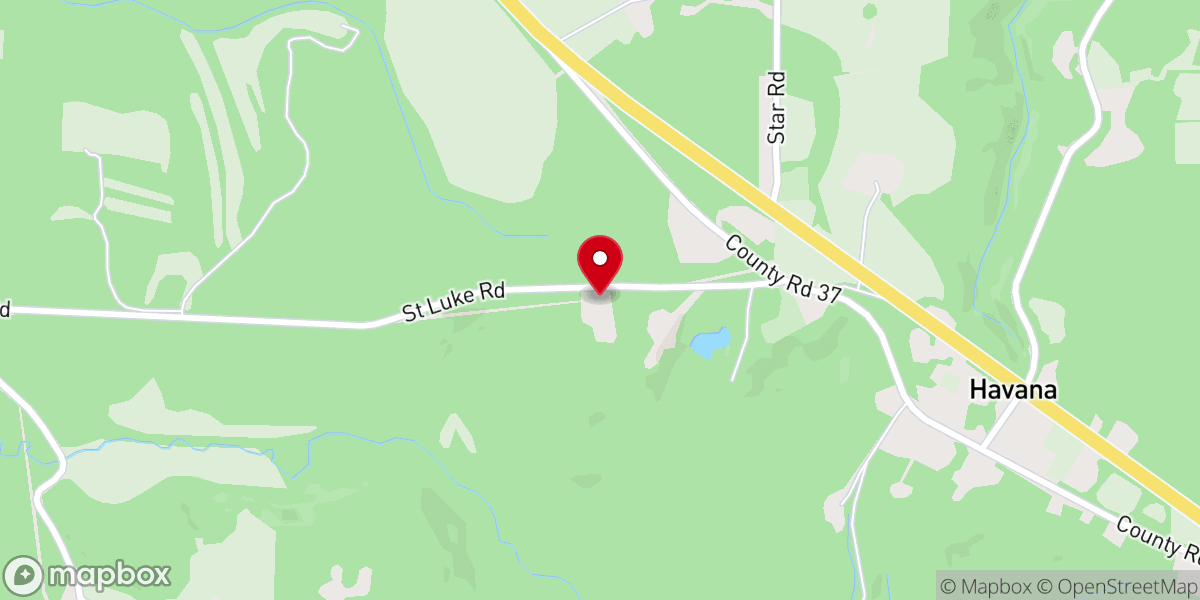 Map showing location of St. Luke AME Church