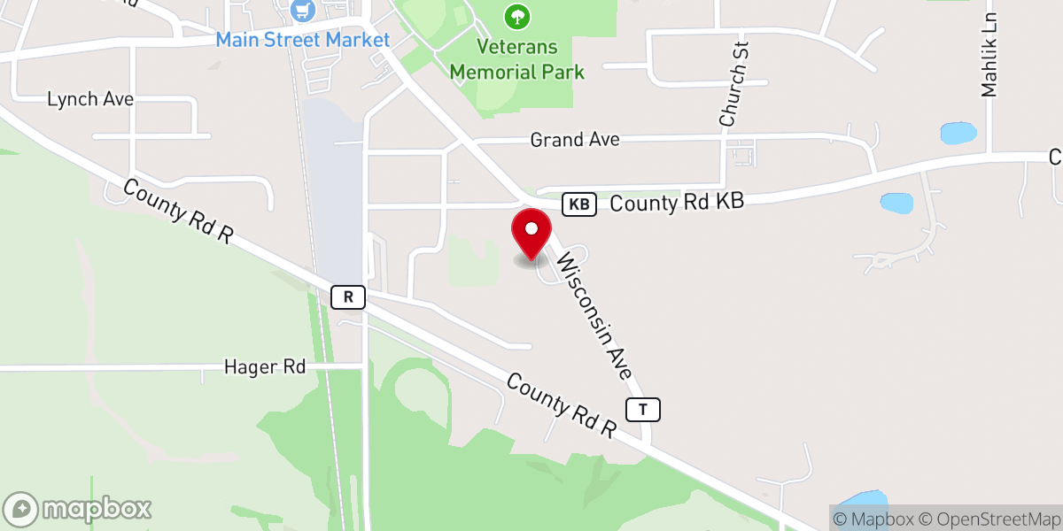 Map showing location of Our Savior's Lutheran Church