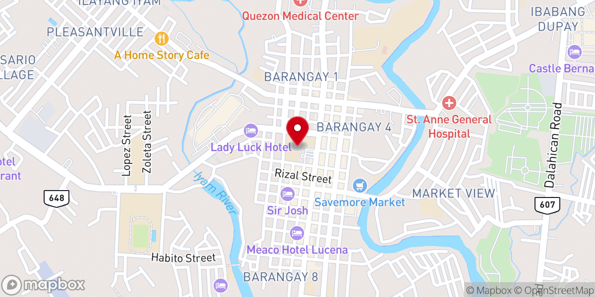 Map showing location of Saint Ferdinand Cathedral Parish