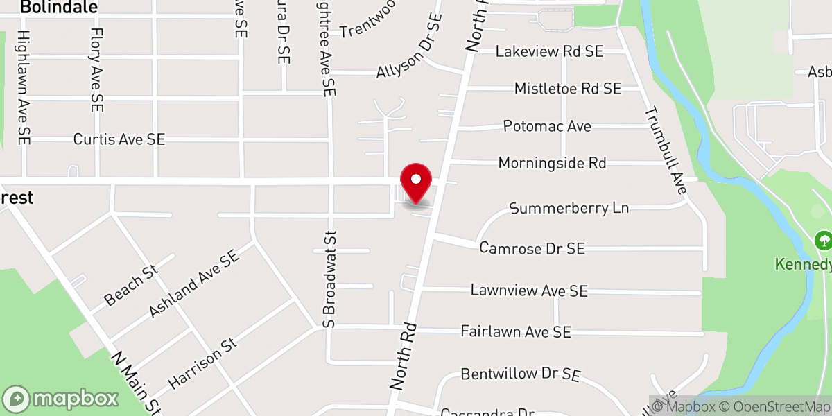 Map showing location of Niles Christian Assembly