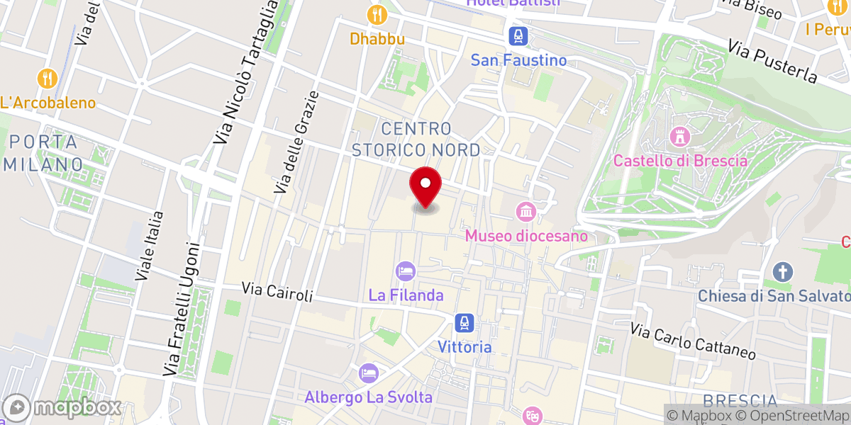 Map showing location of Chiostro di San Giovanni