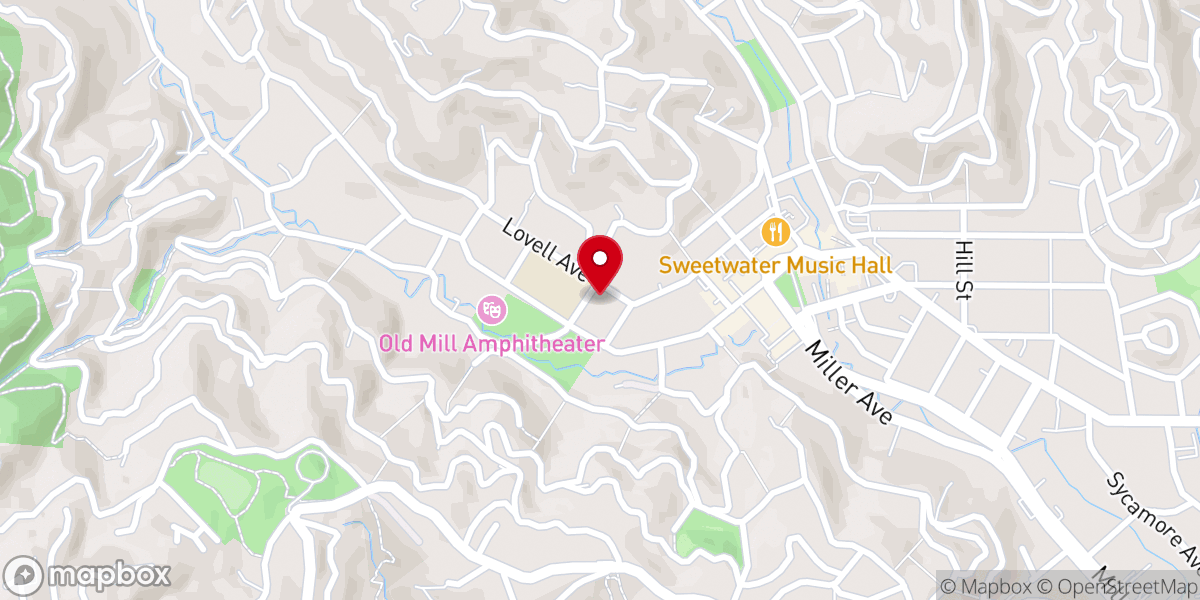 Map showing location of Episcopal Church of Our Saviour