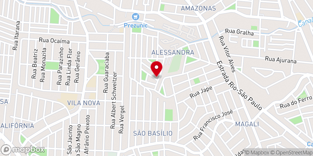 Map showing location of Igreja Evangelica Assembleia de Deus