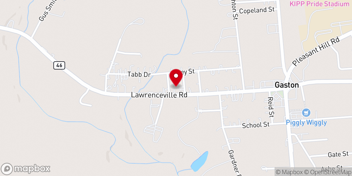 Map showing location of Shiloh Methodist Church
