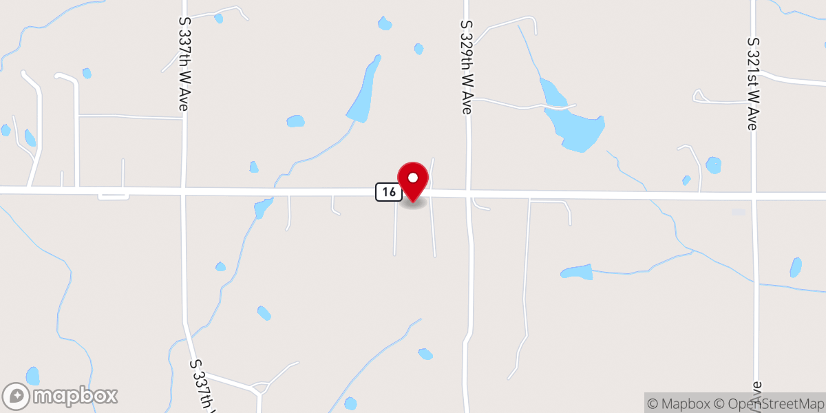 Map showing location of Greater New hope Baptist church