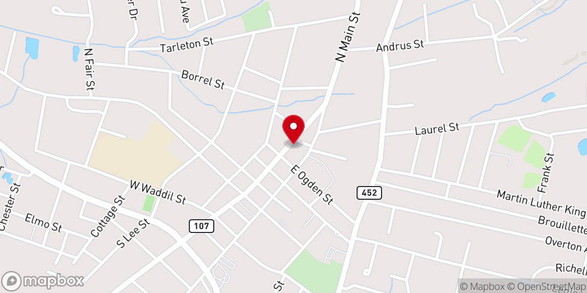 Map showing location of Marksville City Court