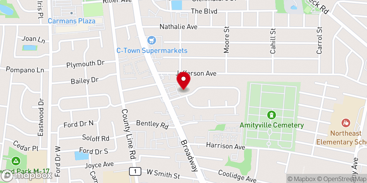 Map showing location of Freedom Chapel International Worship Center