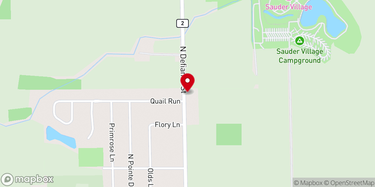 Map showing location of Endtime Harvest Church