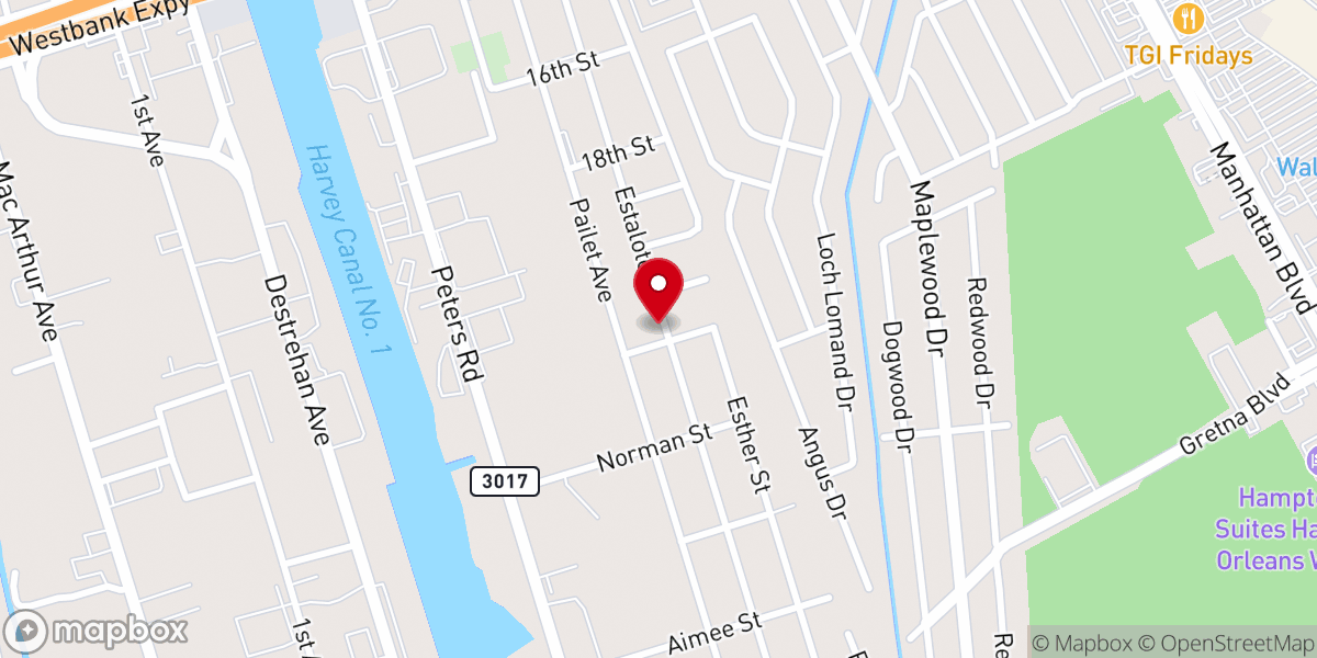 Map showing location of Fair Haven Church of God