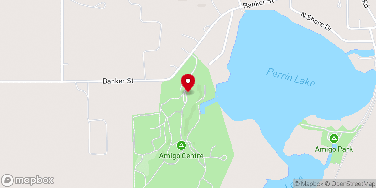 Map showing location of Amigo Centre