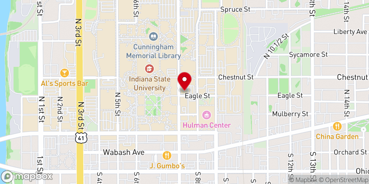 Map showing location of Centenary United Methodist Church