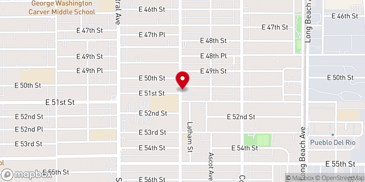 Map showing location of Mt Zion Missionary Baptist Church