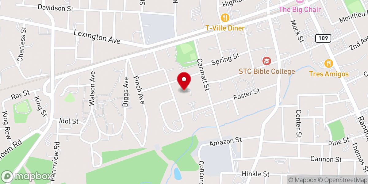 Map showing location of Born Again Free Deliverance