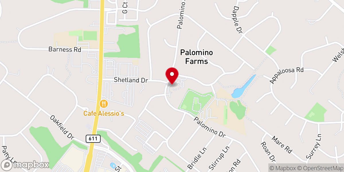 Map showing location of St Paul's United Methodist Church