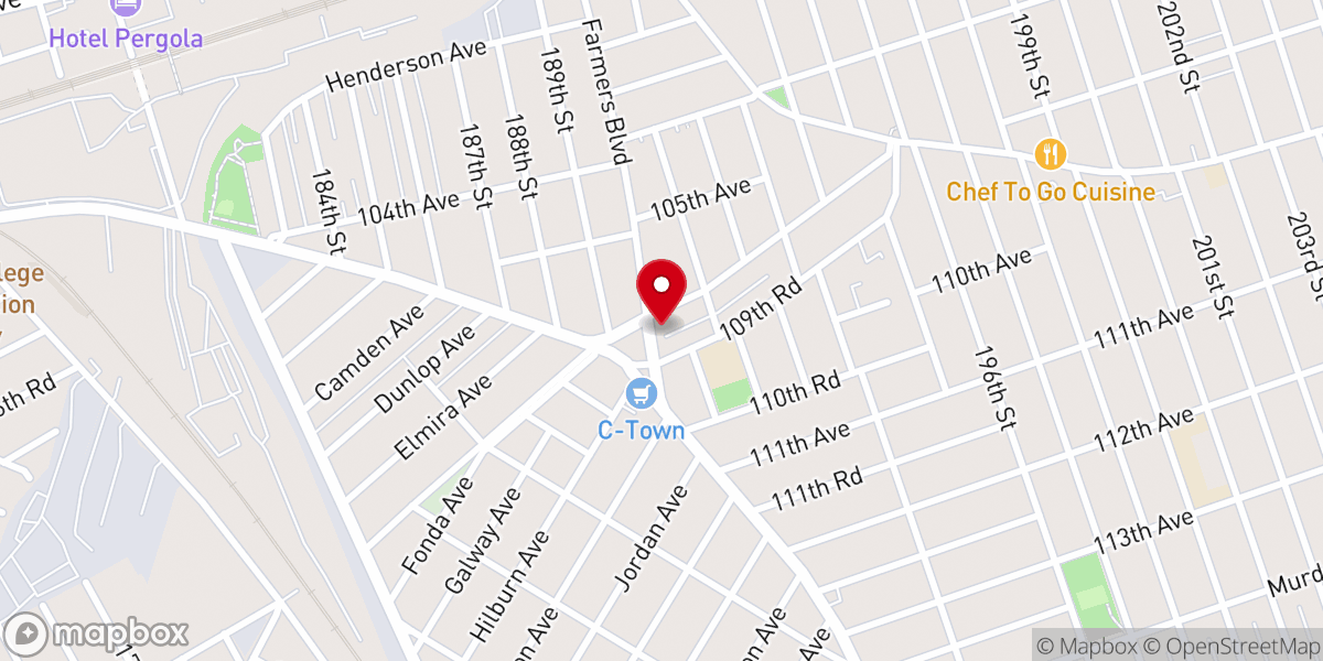 Map showing location of St Albans Community Church