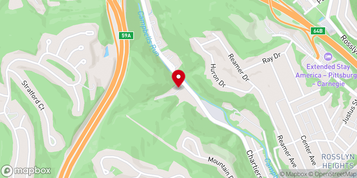 Map showing location of North Way Christian Community - Robinson