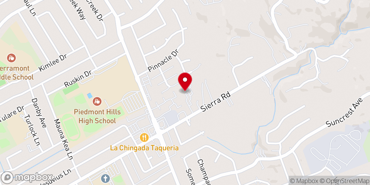 Map showing location of Berryessa Alliance Church - Hội Thánh Tin Lành Berryessa, San Jose