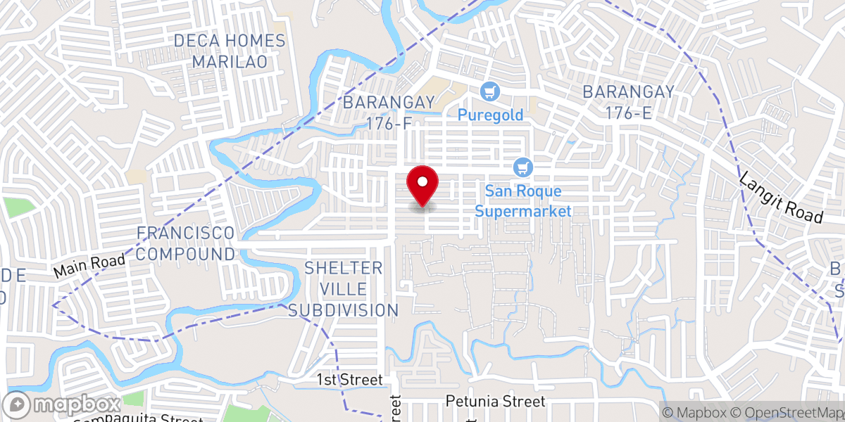 Map showing location of Ang Muling Pagkabuhay ng Ating Panginoon Parish (Diocese of Novaliches)