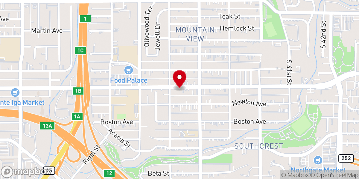 Map showing location of House of Refuge Church