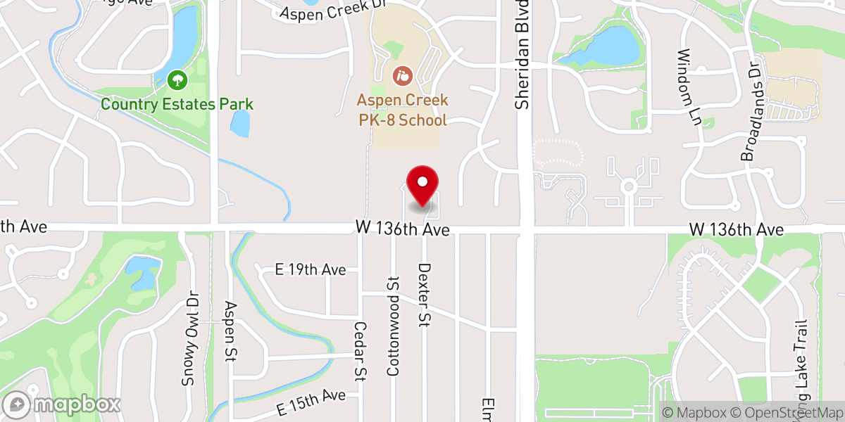 Map showing location of Good News Community Church