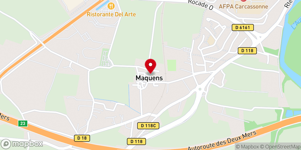 Map showing location of Paroisse Orthodoxe Saint Gaudéric