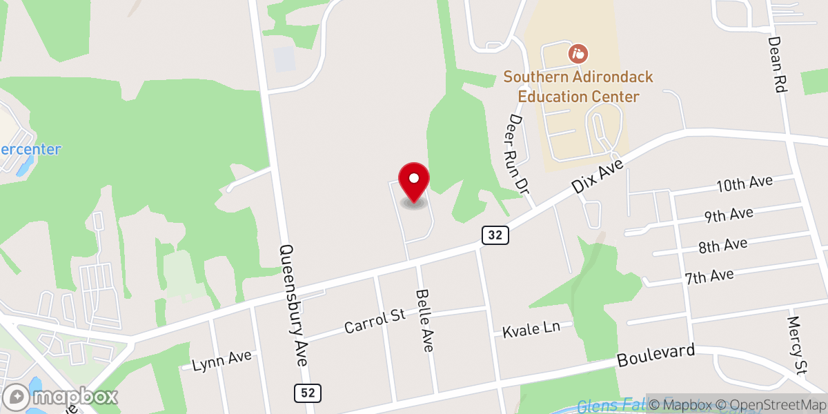 Map showing location of New Beginnings Community Church