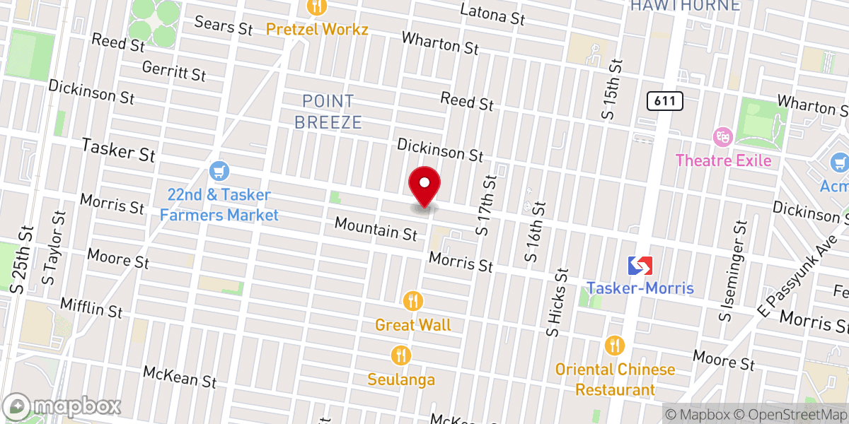 Map showing location of Second Nazareth Missionary Church