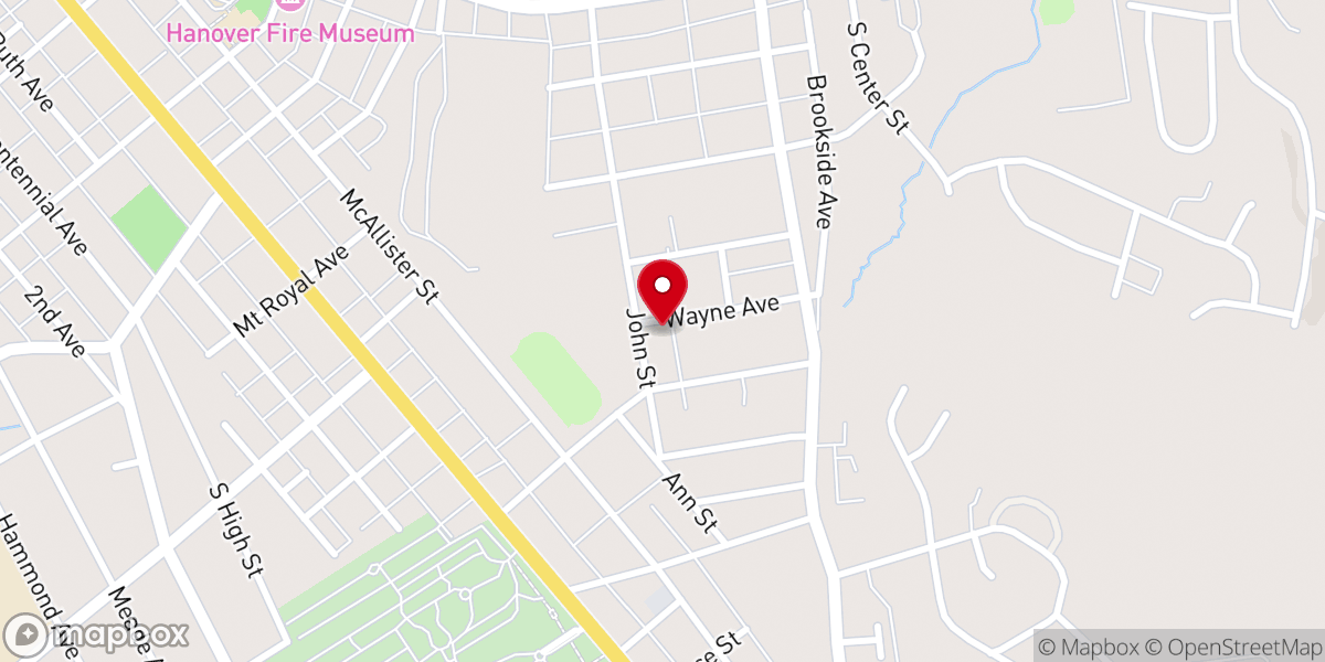 Map showing location of Grace Presbyterian Church (Vanguard Presbyterian Church)