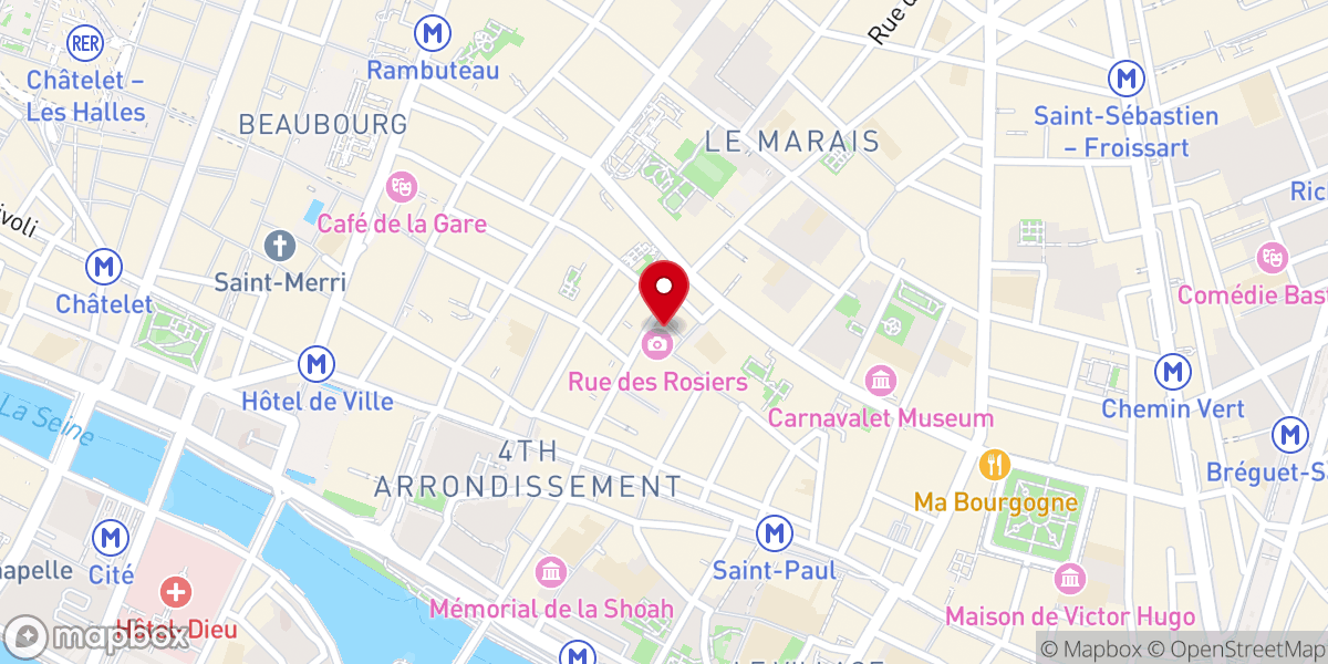 Map showing location of Le Colimaçon marais