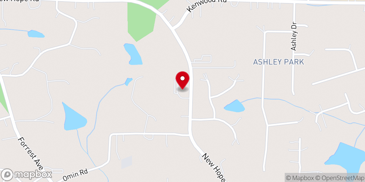 Map showing location of Fayette Seventh-day Adventist Church