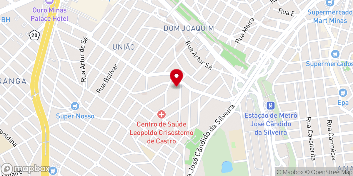 Map showing location of IGREJA PENTECOSTAL L.U.S. Libertação União Salvação