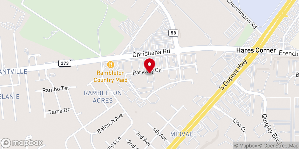 Map showing location of Perfect Will Ministries Inc