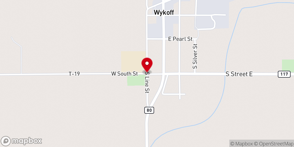 Map showing location of St John's Lutheran School