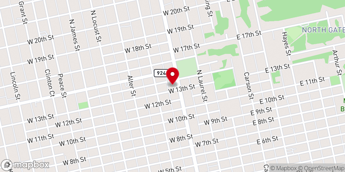 Map showing location of VIP Express Travel Inc