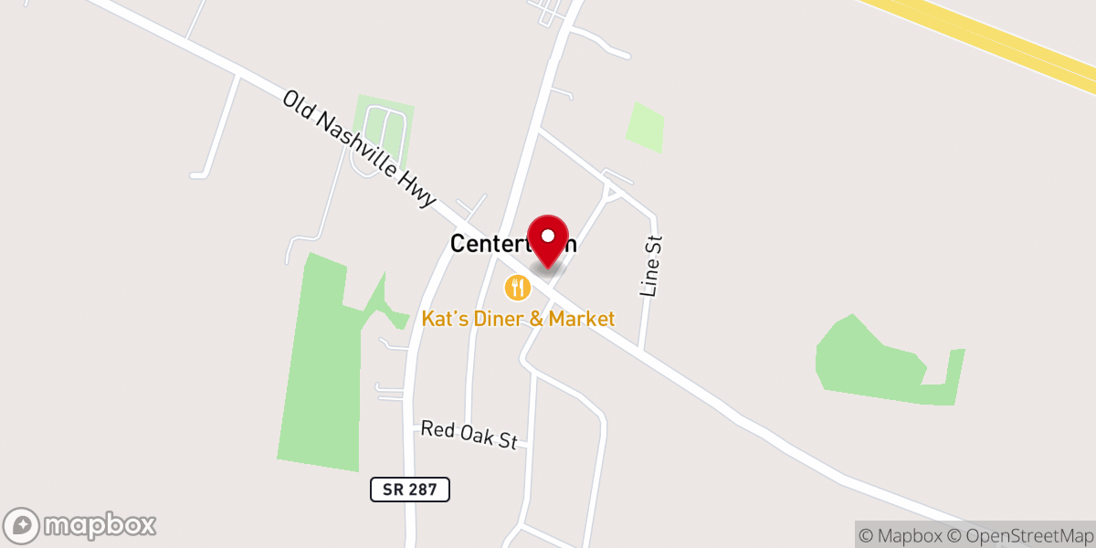 Map showing location of New Voice Worship Center