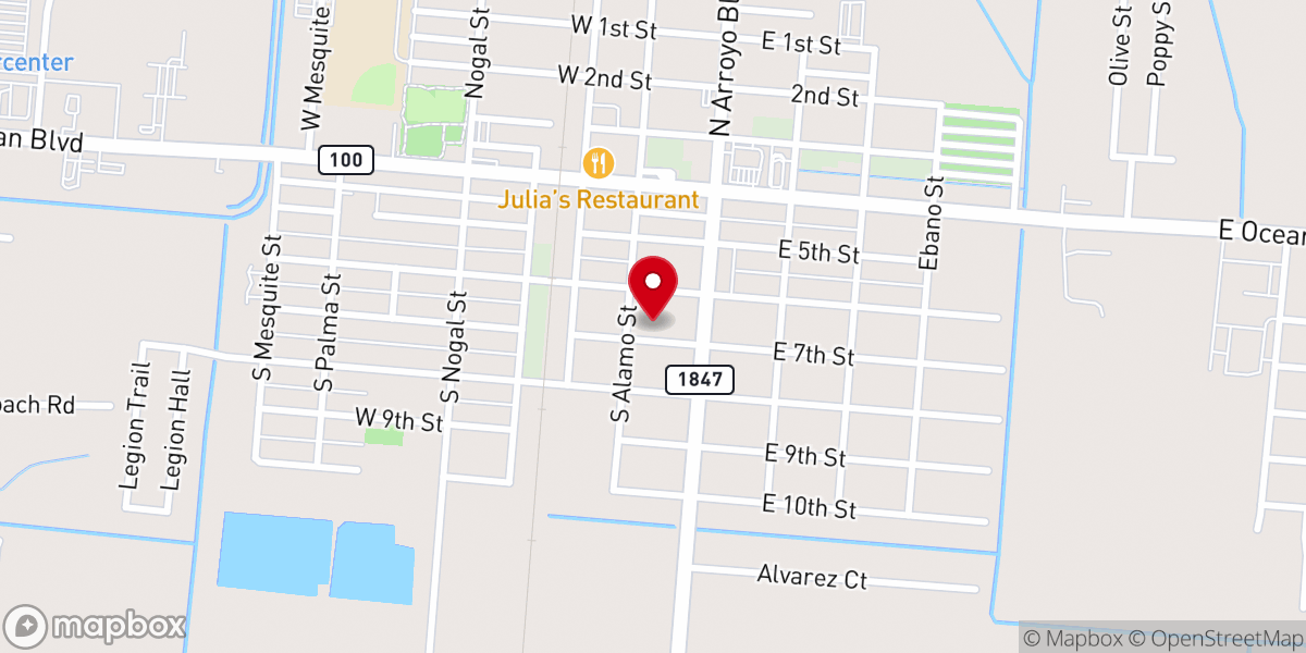 Map showing location of Ministerio Casa de Adoración