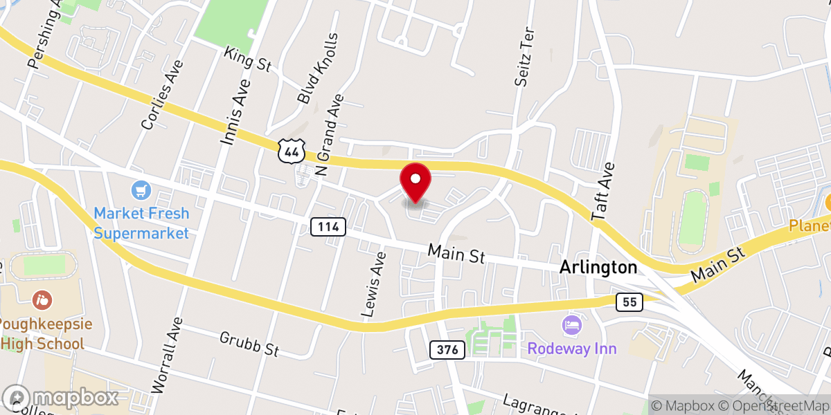 Map showing location of Holy Trinity Roman Catholic