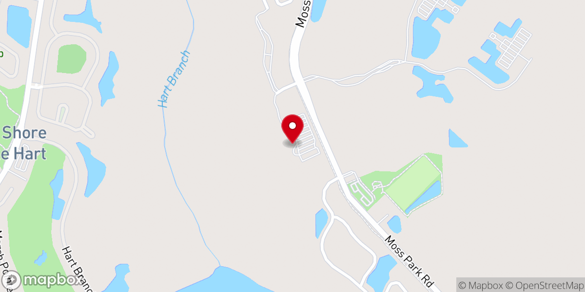 Map showing location of Harvest Community Church